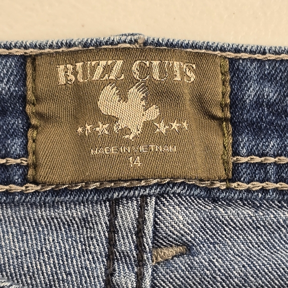 Buzz Cuts Jeans Women’s Size 14 Straight Leg Mid Rise - Picture 9 of 12